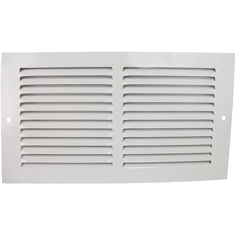 ProSource 1RA1206 Air Return Grille, 13-3/4 in L, 7-3/4 in W, Rectangle, Steel, White, Powder Coated