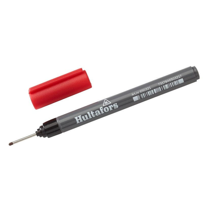 Hultafors 650320 Marker, Red, Plastic Barrel