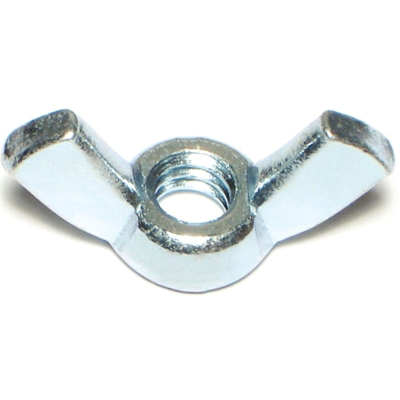 Midwest Fastener 03804 Wing Nut, Cold Forged, Coarse Thread, 1/4-20 Thread, Steel, Zinc