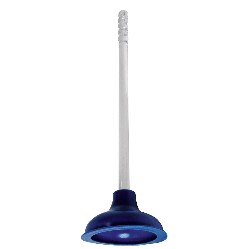 ProSource TP6063L Toilet Plunger, 21-1/4 In OAL, 6 in Cup, Long Handle