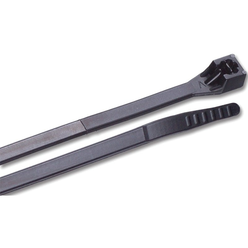 Gardner Bender 47-121UVB Cable Tie, 6 in Max Bundle Dia, Nylon, Black, 21 in L, 3/BAG