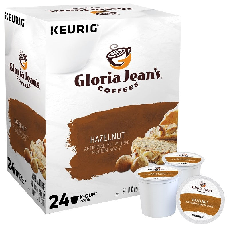 Keurig 5000330068 K-Cup Pod, Hazelnut, Yes Caffeine, Medium Roast Box (Pack of 4)