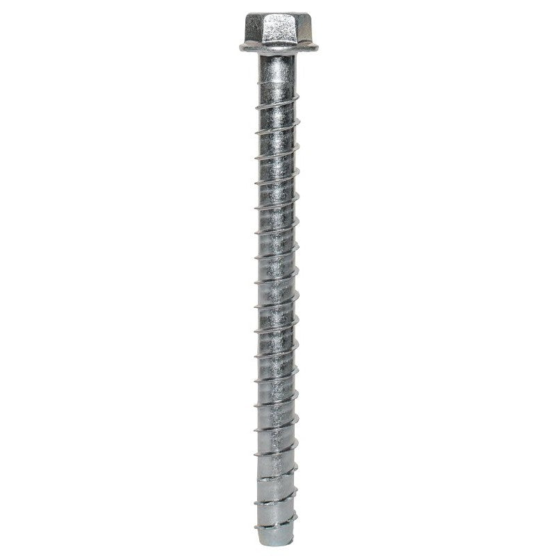 Simpson Strong-Tie Titen HD THDB62800HF1 Screw, 5/8 in Thread, 8 in L, Washer Head, Hex Drive, Carbon Steel, Zinc (Pack of 10)