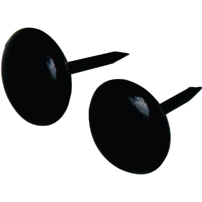 Hillman 122684 Furniture Nail, Black, Round Head (Pack of 6)