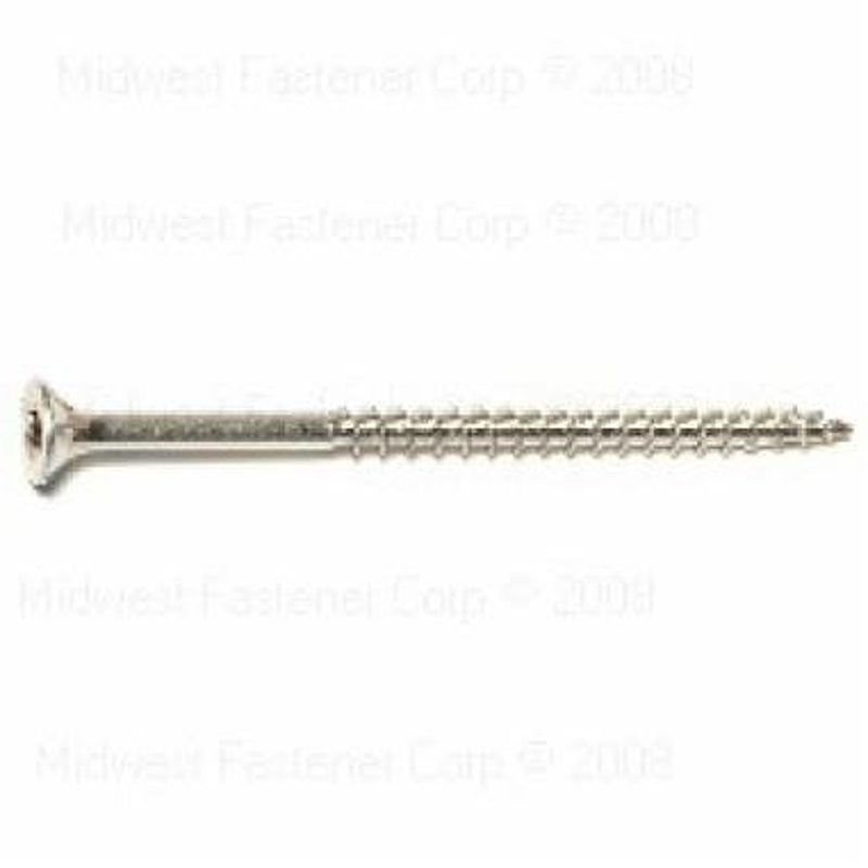 SaberDrive 50220 Deck Screw, #10 Thread, 3 in L, Stainless Steel, 60 PK