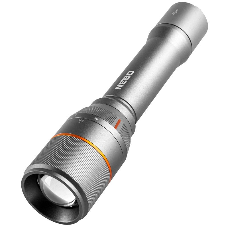 Nebo DAVINCI NEB-FLT-0021 Handheld Flashlight, 4500 mAh, Lithium-Ion Battery, LED Lamp, 3500 Lumens, 2 hr Run Time