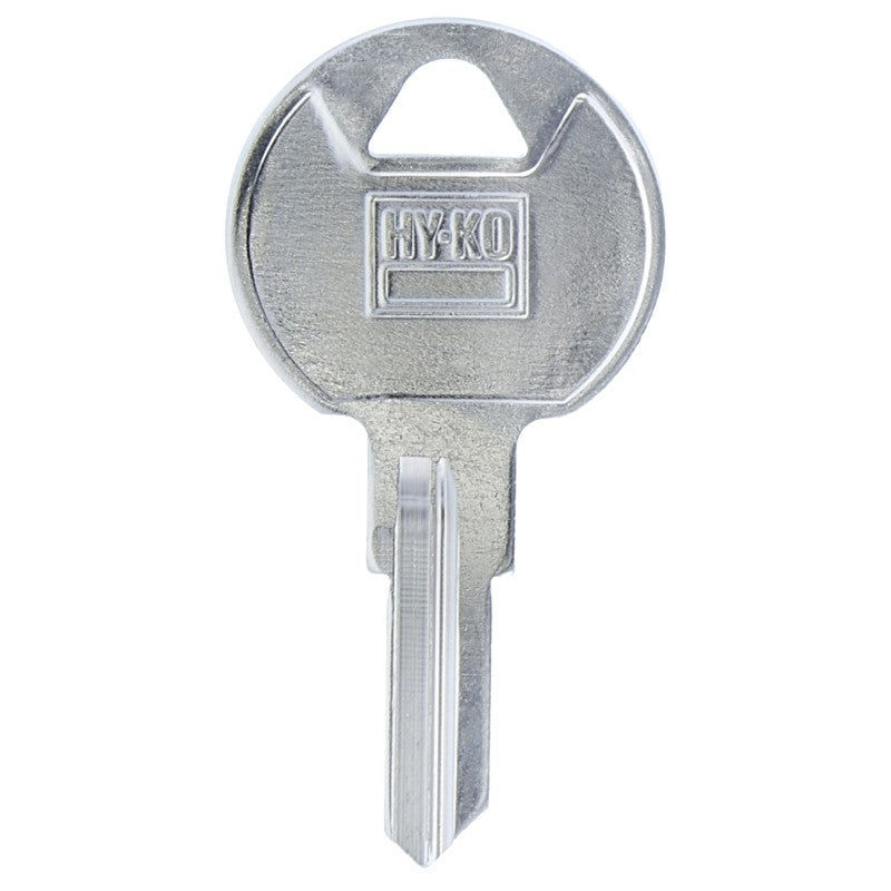 Hy-Ko 11010TM7 Key Blank, Brass, Nickel-Plated, For: Trimark TM7 Locks (Pack of 10)
