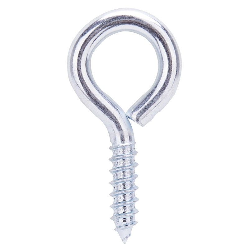 ProSource LR207 Screw Eye, 7.55 mm Dia Wire, 9.3 mm Thread, 1 in L Thread, 2-7/8 in OAL, 286 lb Working Load, Steel (Pack of 20)