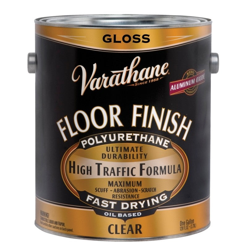 Varathane 130031 Floor Finish Paint, Gloss, Liquid, Crystal Clear, 1 gal, Can (Pack of 2)