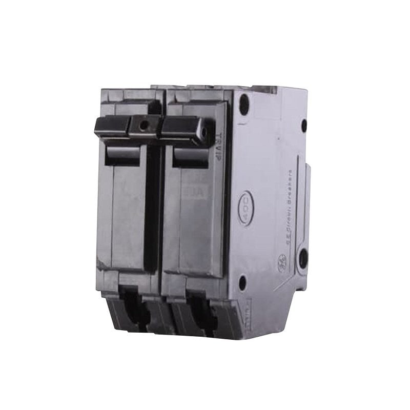 GE THQL2150 Feeder Circuit Breaker, Type THQL, 50 A, 2-Pole, 120/240 V, Non-Interchangeable Trip, Plug