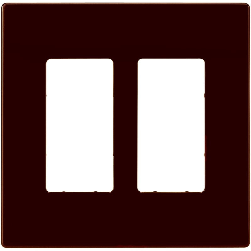 Eaton Cooper Wiring PJ PJS262RB-SP-L Wallplate, 4.87 in L, 4.94 in W, 2 -Gang, Polycarbonate, Oil-Rubbed Bronze (Pack of 6)