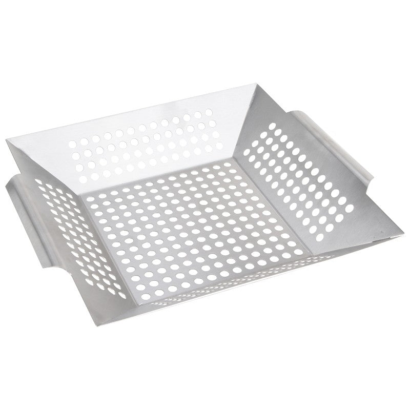 Omaha BBQ-37238 Grilling Basket, 13-7/8 in L, Stainless Steel (Pack of 6)