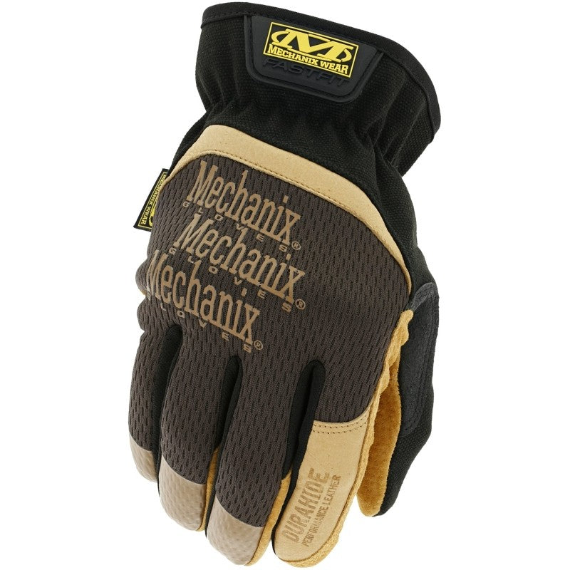 Mechanix Wear Durahide Series LFF-75-009 Mechanic Gloves, M, Keystone Thumb, Open Cuff, Leather, Tan