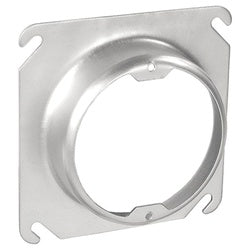 Southwire 52C3-3/4-UPC Fixture Ring, 4 in L, Square, Steel, Silver, Galvanized