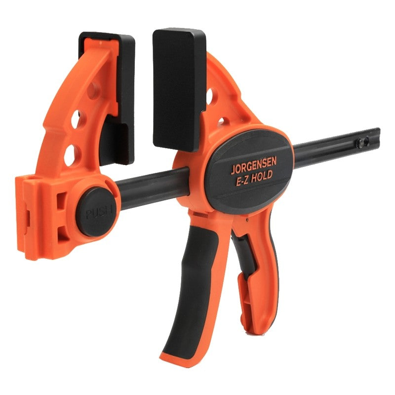 Pony E-Z HOLD Series 33406 Medium-Duty Expandable Bar Clamp, 300 lb, 6 in Max Opening Size, 3-3/8 in D Throat