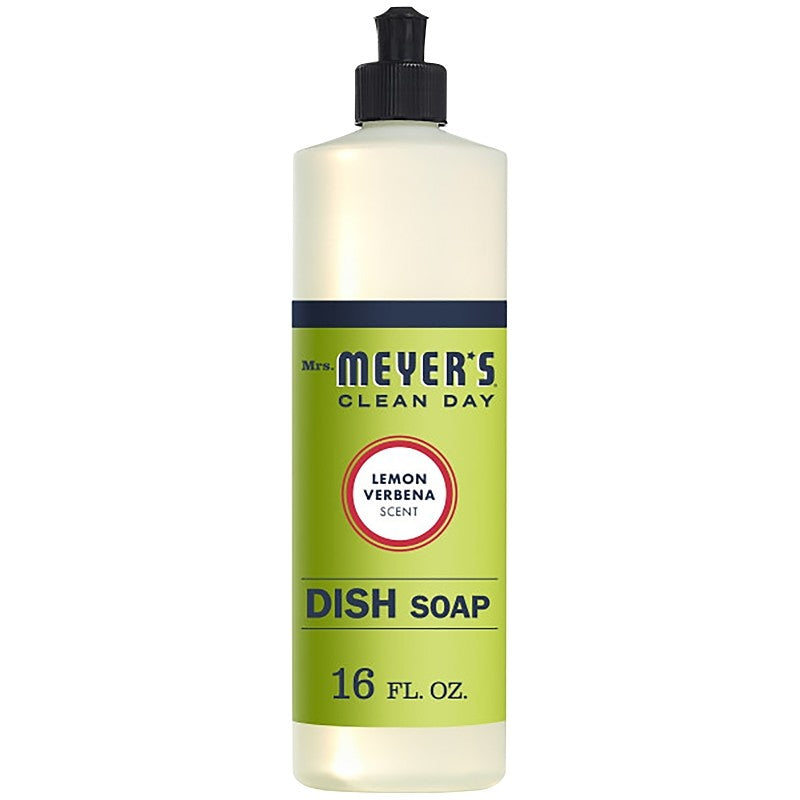 Mrs. Meyer's 12103 Dish Soap, 16 oz, Liquid, Citrus, White