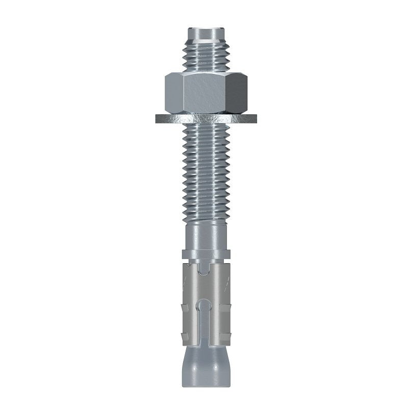 Simpson Strong-Tie Strong-Bolt 2 STB2-50334P1 Wedge Anchor, 1/2 in Dia, 3-3/4 in OAL, Carbon Steel, Zinc (Pack of 15)