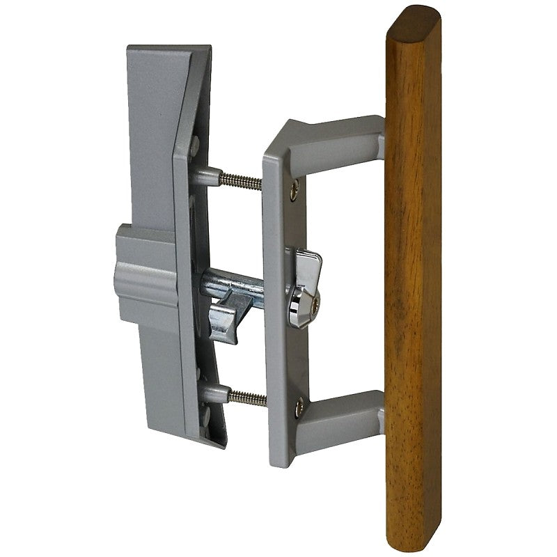 National Hardware V1363 Series N349-209 Handle and Latch Set, Keyed Key, Zinc, Aluminum