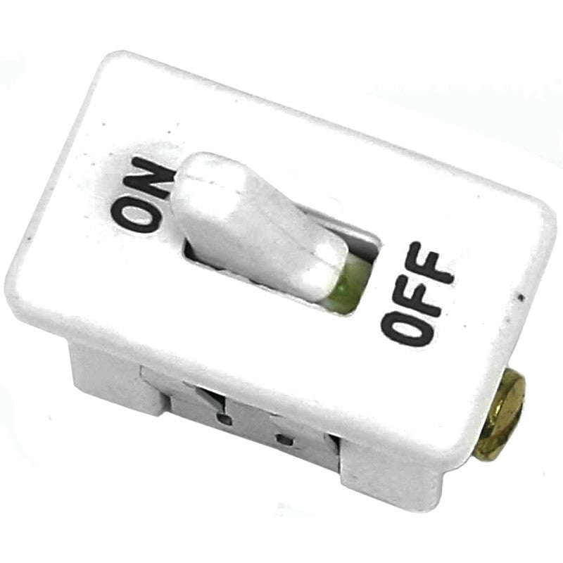 Jandorf 61018 Switch, 10/20 A, 125/250 V, SPST, Screw Terminal, White