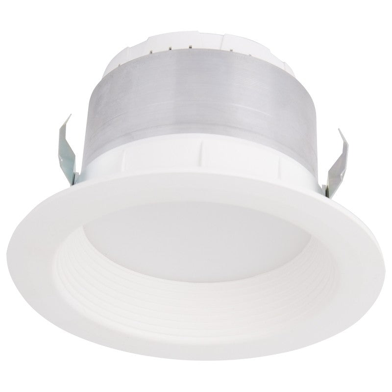 Boston Harbor DL4-095-3K Retrofit Trim, Recessed Lighting Kits, Plastic, Warm White, White, 1-Piece