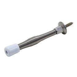 Economy Spring Door Stops 3 Inch Satin Chrome 2 Pack (POS)