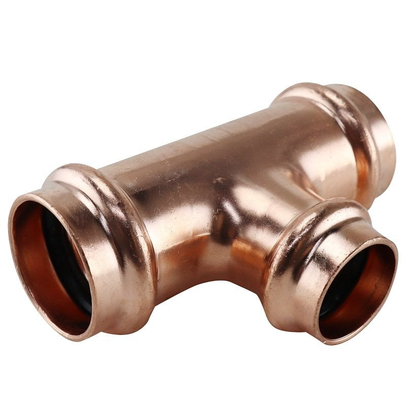 Apollo XPRT1134 Tee, 1 x 1 x 3/4 in, Press Fit, Copper, 300 psi Pressure