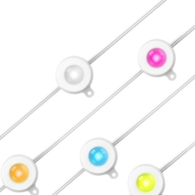 Feit Electric SL50-36/RGB/AG Permanent Light, String, 120 V, 36 W, 36-Lamp, LED Lamp, Multi-Color Light