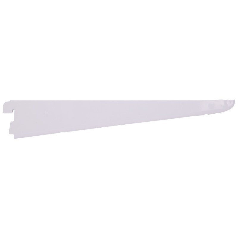 ProSource 25207PHL-PS Dual Track Shelf Bracket, 132 lb/Pair, 11 in L, 2 in H, Steel, White (Pack of 20)