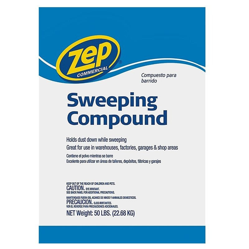 Zep HDSWEEP50 Sweeping Compound, 50 lb Bag, Pink, Solid, Odorless