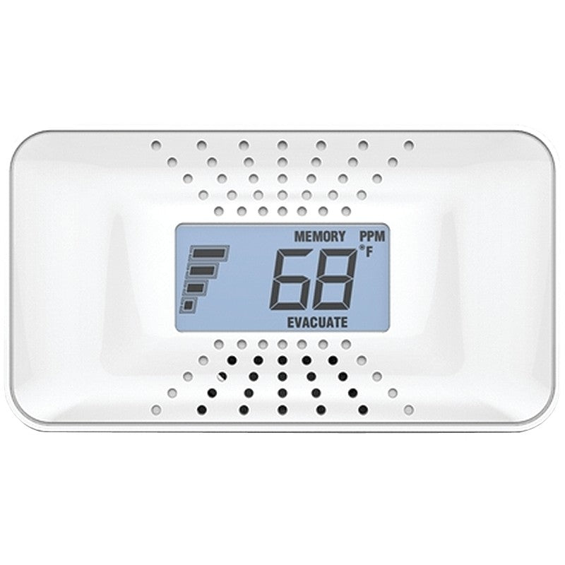 First Alert 1039753 Carbon Monoxide Alarm with Temperature Digital Display, Digital Display, 85 dB, Alarm: Audible Beep