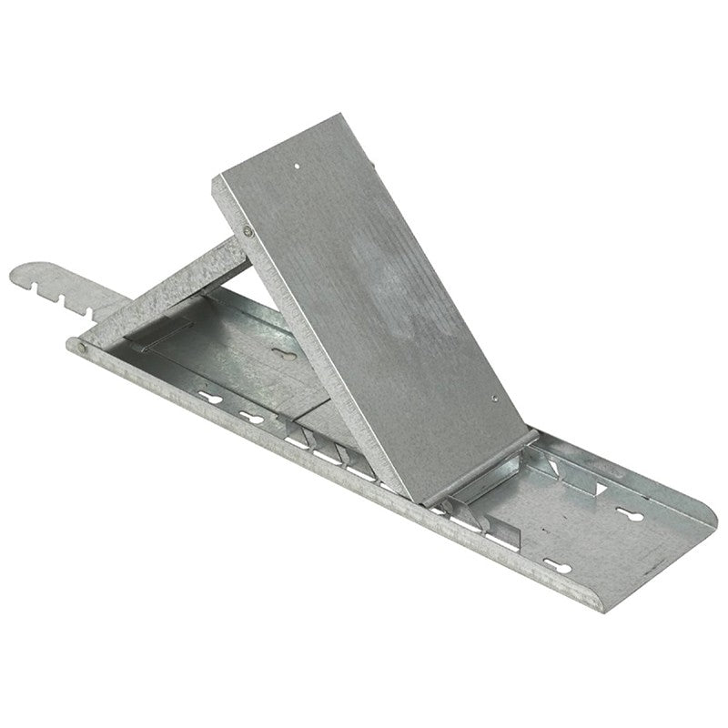 Qualcraft 2525 Roof Bracket, Adjustable, Slater Style, Steel, Galvanized, For: Any Roof Pitch