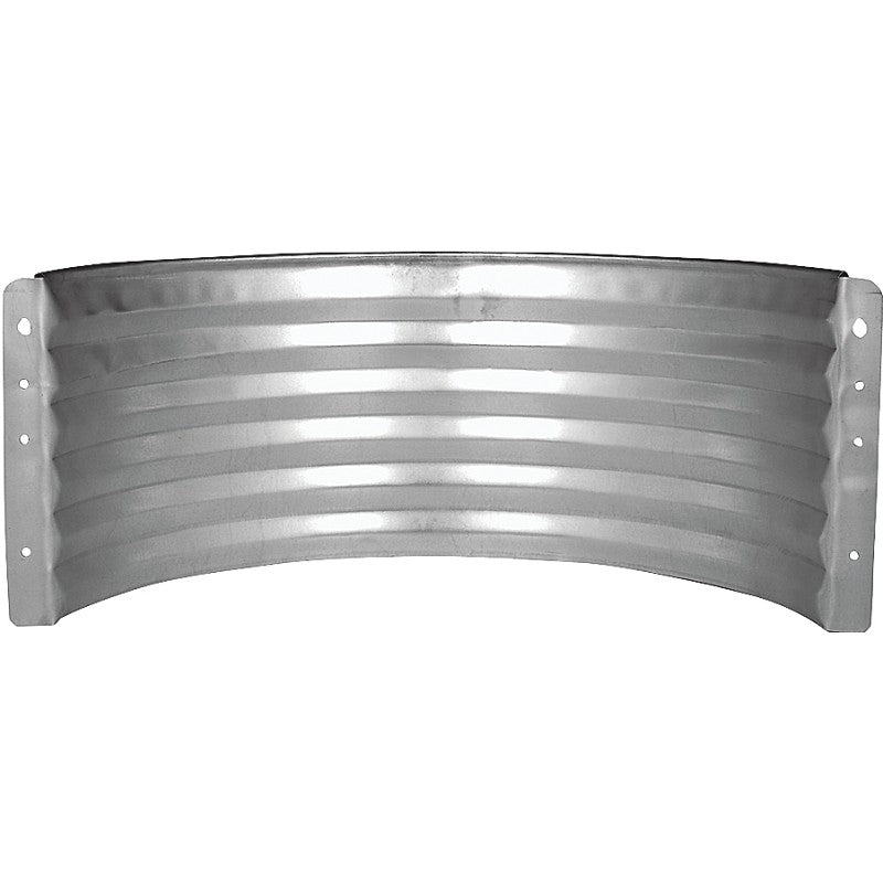 Marshall Stamping AWR18/682 Area Wall, 16 in L, 37 in W, 18 in H, Galvanized Steel