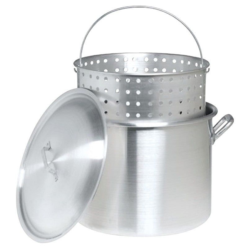 Bayou Classic 8000 Stock Pot, 80 qt Capacity, Aluminum
