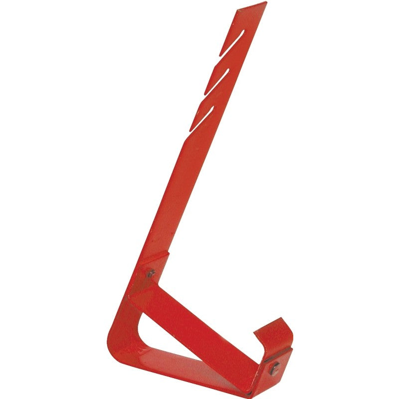 Qualcraft 2502 Fixed Roof Bracket, Adjustable, Steel, Red, For: Slideguard or Material Support on Low Slope Roofs
