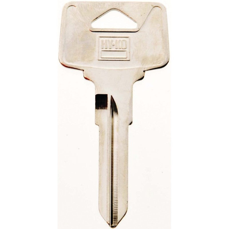 Hy-Ko 11010VL6 Automotive Key Blank, Brass, Nickel, For: Volvo Vehicle Locks, VL6 Key Number (Pack of 10)