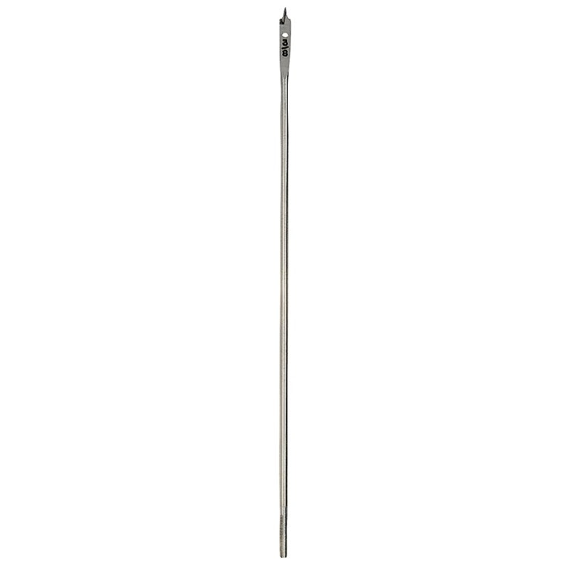 Irwin 88706 Spade Drill Bit, 3/8 in Dia, 16 in OAL, Flat Flute, 1/4 in Dia Shank, Hex Shank