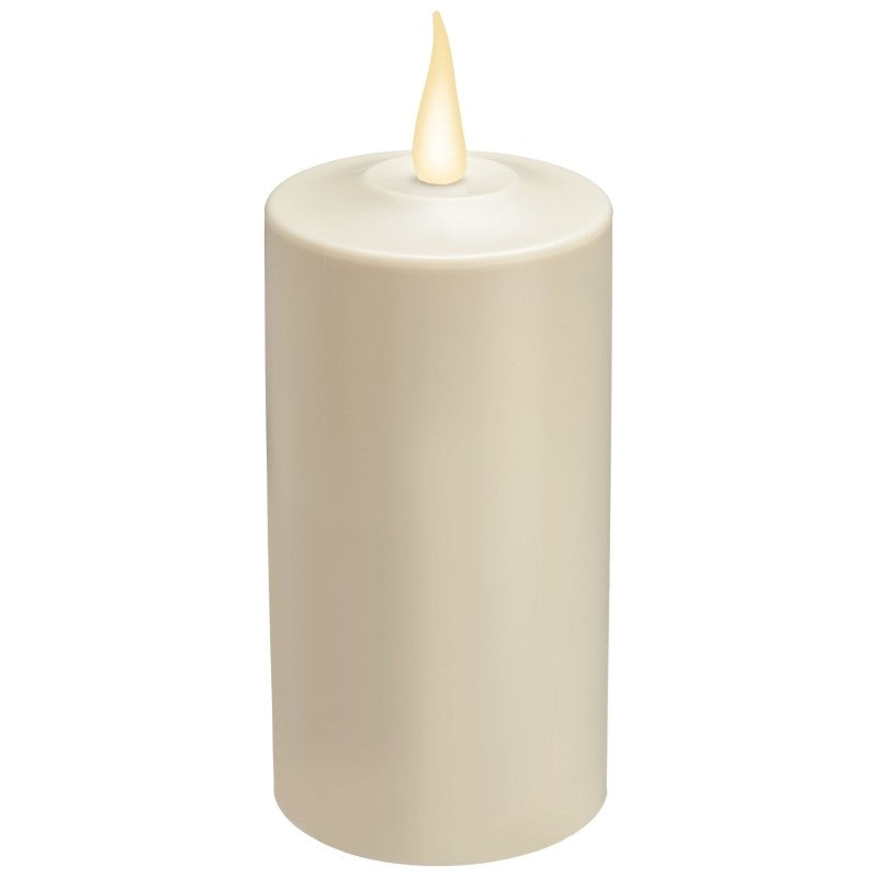 Xodus Innovations FPC1586 Candle, Clear Candle, D Alkaline Battery, LED Bulb (Pack of 3)
