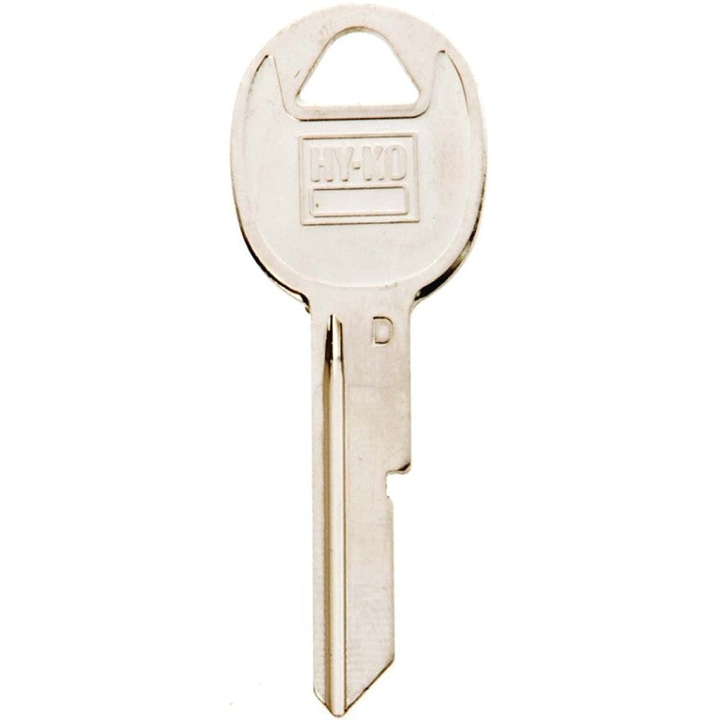 Hy-Ko 11010B51 Key Blank, Brass, Nickel, B51 Key Number (Pack of 10)