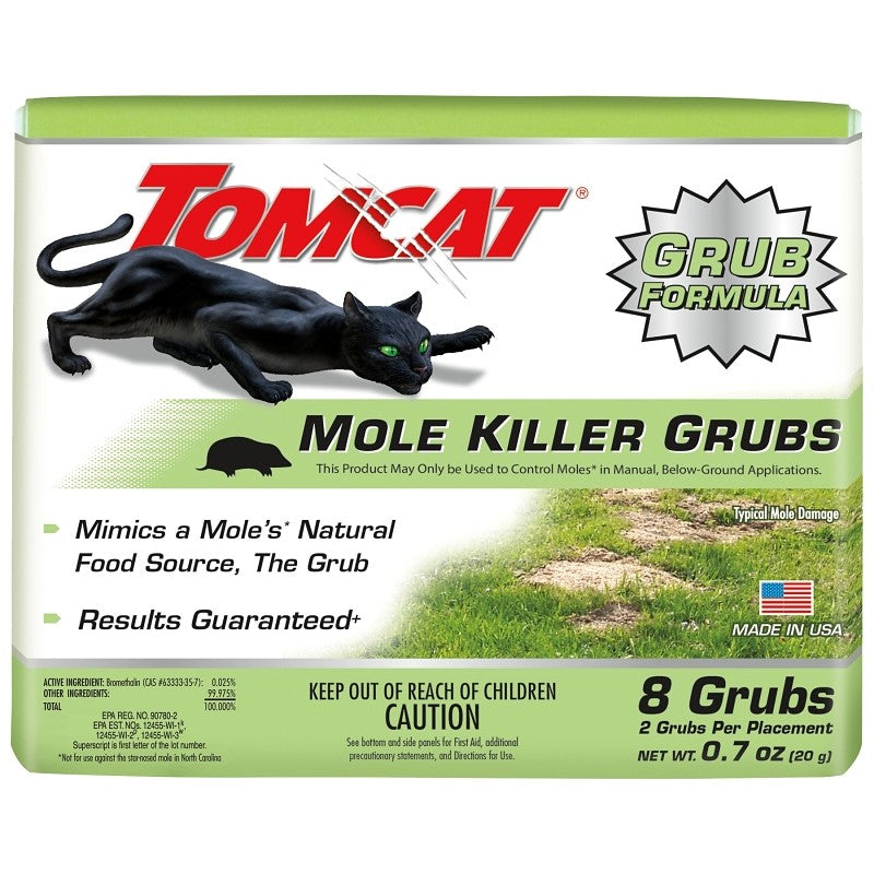 Tomcat 0372410 Mole Killer, Solid, 4 Box