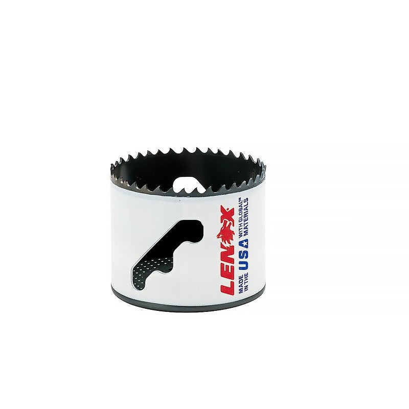 Lenox Speed Slot 3004040L Hole Saw, 2-1/2 in Dia, 1-7/8 in D Cutting, 4/5 TPI, Bi-Metal Cutting Edge