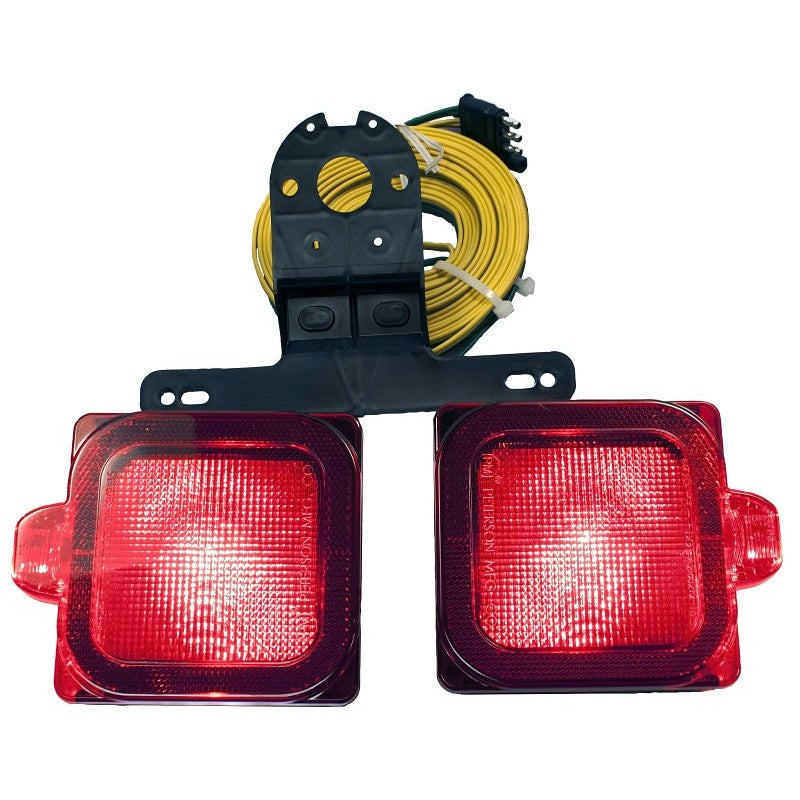 PM V944 Stop/Turn/Tail and Side Marker Kit, LED Lamp, Red Light, Red Housing