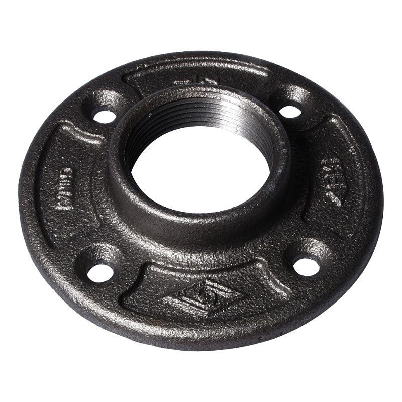 ProSource 27-11/2B Floor Flange, 1-1/2 in, 4.6 in Dia Flange, FIP, 4-Bolt Hole, 0.31 inch (8 mm) Dia Bolt Hole