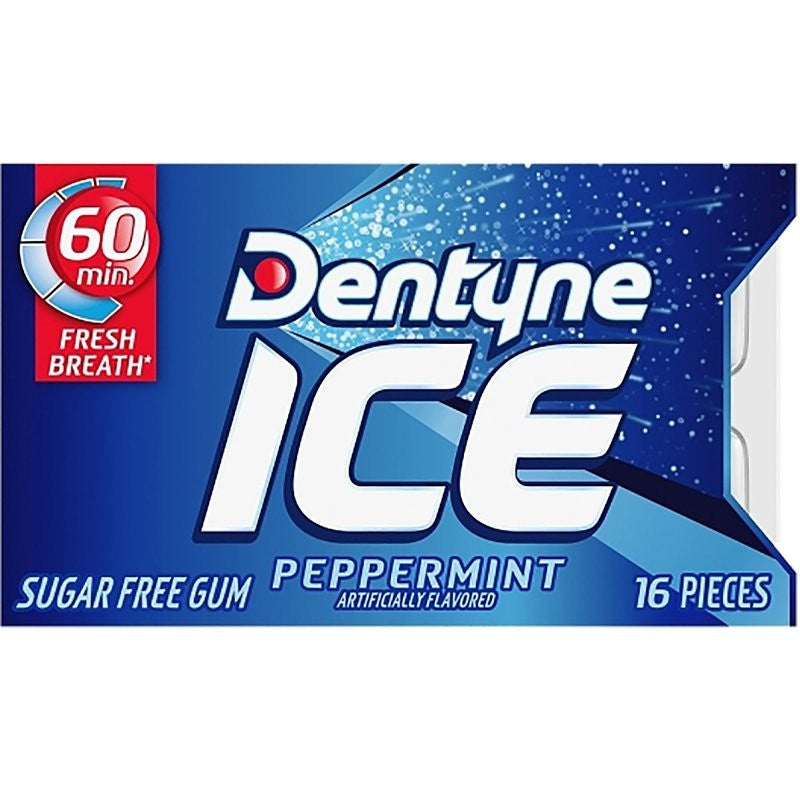 Dentyne 784575 Ice Sugar-Free Gum, Peppermint, 9 Pack (Pack of 9)