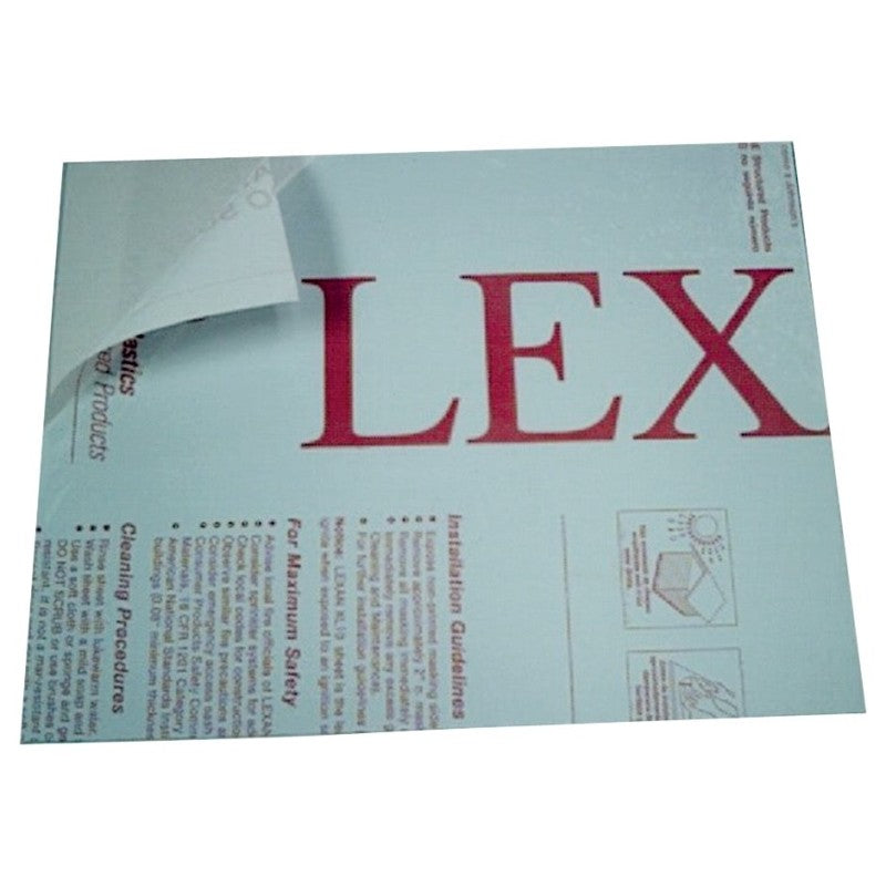 Plaskolite 1PC1824A Safety Sheet, 24 in L, 18 in W, 0.093 in Thick, Clear (Pack of 6)