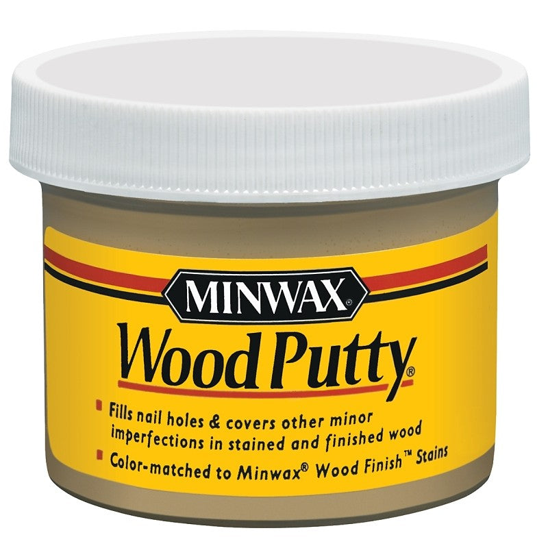 Minwax 13619000 Wood Putty, Liquid, Pickled Oak, 3.75 oz Jar
