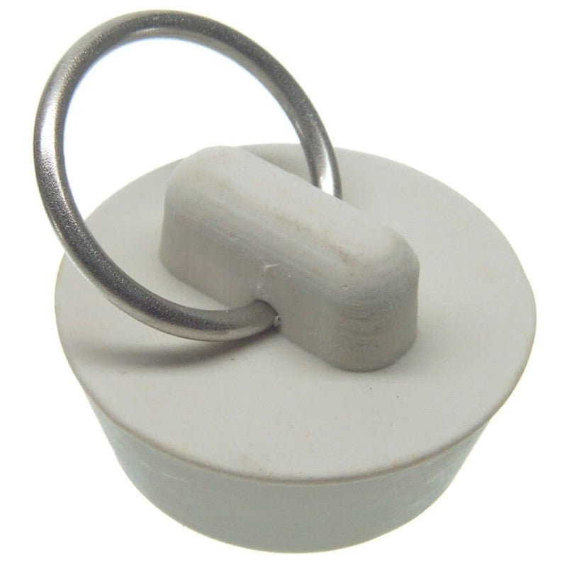 Danco 80223 Drain Stopper, Rubber, White, For: 1 in Drain, Universal Kitchen or Bathroom Sinks (Pack of 3)