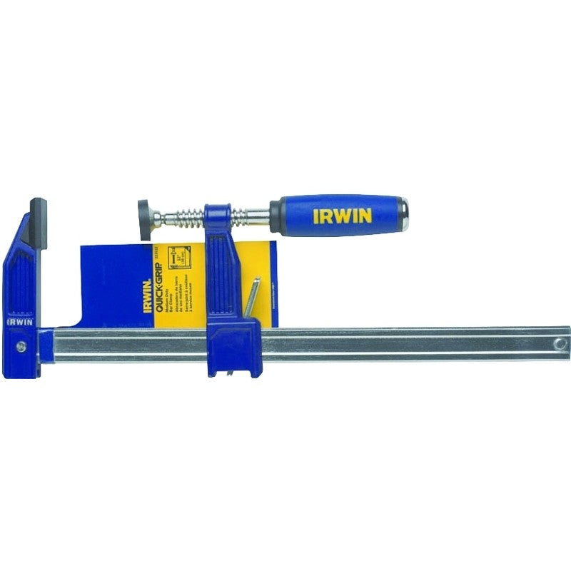Irwin QUICK-GRIP 223124 Medium-Duty Bar Clamp, 24 in Max Opening Size, 3-1/8 in D Throat