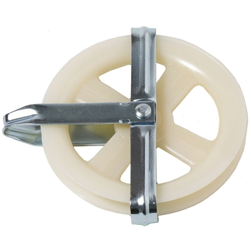 Wellington 7085/7095 Rust-Proof Clothesline Pulley, 5 in OD, Polypropylene