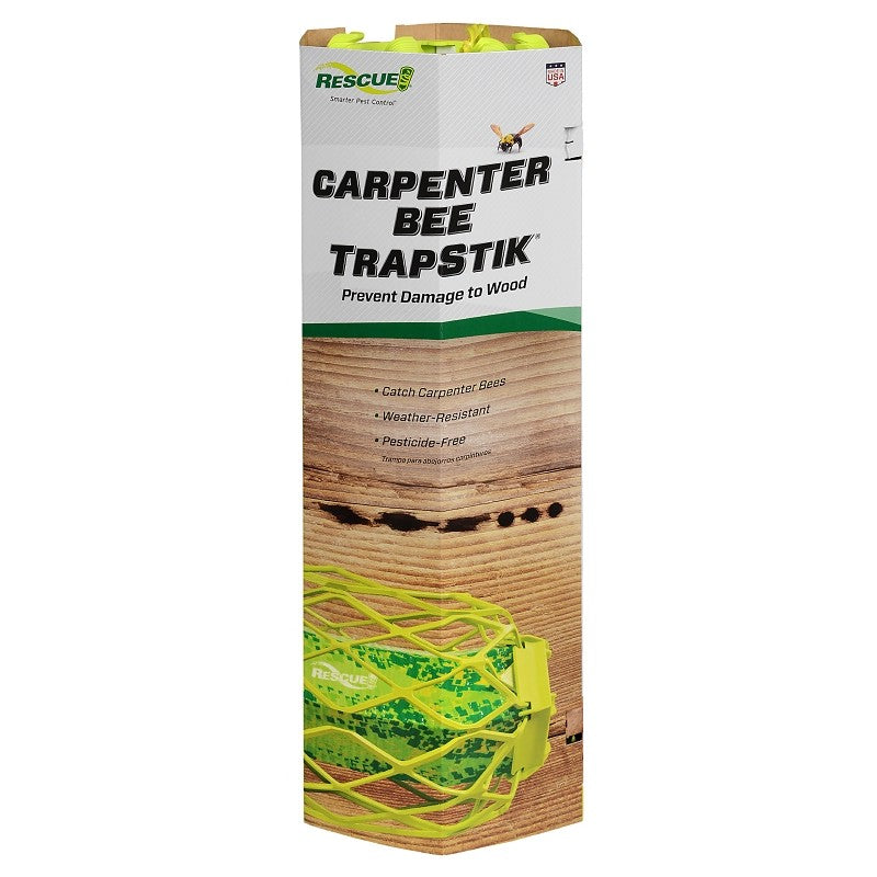 Rescue TrapStik CBTS-BB6 Carpenter Bee Trap, Stick, Odorless, Hang