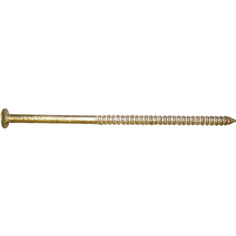 Maze STORMGUARD S227A Series S227A530 Wood Siding Nail, Hand Drive, 2-1/2 in L, Steel, Galvanized, Checkered Head (Pack of 6)
